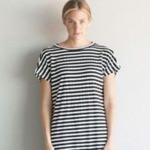 Rue Stiic stripe tee dress with open back